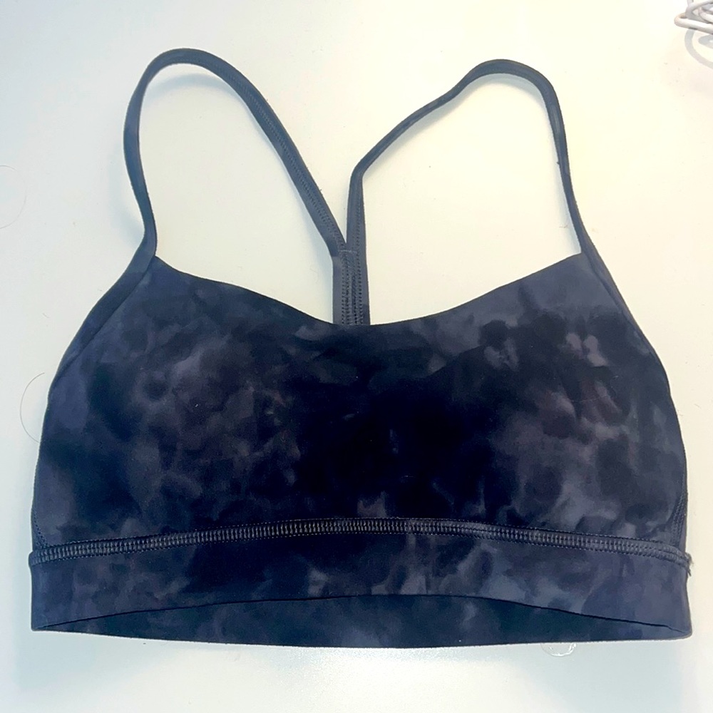 Lululemon Flow Y Nulu Bra Diamond Dye